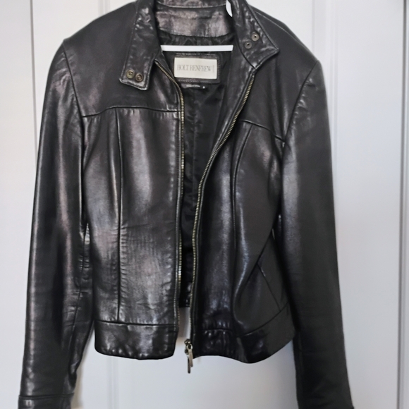 HOLT RENFREW Women's Leather Jacket - Picture 1 of 2